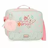 Movom Enchanted Forest Bandolera Porta Alimentos térmica Verde 25x21x11 cms Poliéster