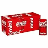 Coca-Cola Sabor Original, Refresco de cola - Pack 10 Mini Latas, 200 ml