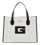 GUESS G Status Compartment Tote Natural/Black
