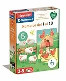 Clementoni - Números del 1 al 10 - Juego Educativo Aprende a Contar, Matemáticas y Animales para Niños +3 años, 55447