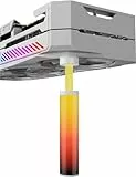 upHere ARGB80T - Soporte para tarjetas gráficas (75-130 mm), color blanco