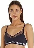 Tommy Hilfiger Sujetador Triangular Elástico para Mujer, Azul (Desert Sky), XL