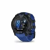 Garmin Instinct 3, Reloj Inteligente con GPS, Pantalla AMOLED de 45 mm, Resistente al Agua, Aplicaciones Deportivas integradas, Monitorización de la Salud, Linterna LED, hasta 18 días autonomía, Azul