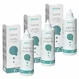Saline Pack 3x350ml - Solución Salina para Todo Tipo de Lentillas - Hidratación y Aclarado Duradero - Limpieza Suave y Eficaz - Solución Completa para el Cuidado Ocular