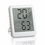 Termómetro higrómetro digital, 1 PCS medidor de temperatura y humedad en interiores, monitor de temperatura y humedad en miniatura,alta precisión para invernadero,reptiles,humidores,bodegas,oficina