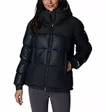 Columbia Pike Lake 2 Hooded Insulated Jacket, Chaqueta Acolchada Con Capucha para Mujer, Black, Talla M