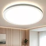 EASY EAGLE Lampara Techo LED: 4000K Plafon LED Techo Downlight para Salon Cocina Pasillo Baño Sala Dormitorio18W 1800LM 22CM