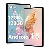 TABWEE Tablet Android 15-10 Pulgadas Tablets Baratas más Vendidas 12GB RAM+ 128GB ROM(2TB TF), 5G WiFi Tablet Gaming, 6000 mAh, Gemini AI, Doble Cámara, Control Parental, GPS, Face ID, BT5.0