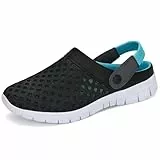 SAGUARO Unisex Zuecos Hombres Mujer Zapatillas de Playa Respirable Malla Ahueca hacia Fuera Las Sandalias Zapatos 42 EU