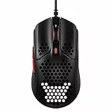 HyperX Pulsefire Haste – Ratón para Juegos – Ultraligero, 59 g, Carcasa con patrón de Panal de Abejas, diseño Hexagonal, Cable Hyperflex, hasta 16.000 PPP, 6 Botones programables