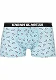 Urban Classics Boxer-Pantalones Cortos (3 Unidades), Melon AOP+cha+blk, XL (Pack de 3) para Hombre