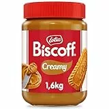 Lotus Biscoff | Crema Dulce para Untar | Cremoso | Sabor a Galleta Caramelizada | Vegano | Sin Frutos Secos | Sin Colorantes ni Aromas Añadidos | Tarro PET | 1.6 kg