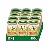 Hero Baby - Tarritos de Selección de 3 Frutas, Melocotón, Platano y Pera, Sin Almidón, Sin Azúcar Añadido, Ingredientes 100% Naturales, para Bebés de +4 meses, Pack de 12x190g