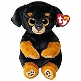 Ty Beanie Bellies – Randi el Perrito con los Ojos Dorados Glitter, los Animales de Peluche con el Pancino Suave Originales 20 Cm – T41290