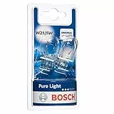 Bosch W21/5W Pure Light Lámparas para vehículos, 12 V 21/5 W W3x16q, Lámparas x2
