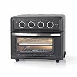Cuisinart Mini Horno Freidora | 7 en 1: Freír, Asar, Hornear, Gratinar, Empanadillas, Tostar y Mantener caliente | 2 niveles de cocción, gran capacidad de 17L, espacio pollo entero de 1.8kg