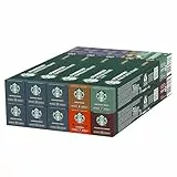 STARBUCKS Paquete Variado Espresso Roast de Nespresso, Cápsulas de Café 10 x 10 (100 Cápsulas) - Exclusivo en Amazon