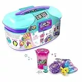 Canal Toys - So Slime - Maletín de Slime - Mezcla Polvos de Slime con Agua y CREA 4 Slimes: 1 Brilla en la Oscuridad, 1 Cambia de Color, 1 Neon y 1 Pastel - Slime Case con Decos y Figuritas - SSC049