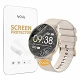 Frgnie Protector de pantalla compatible con reloj inteligente OWMSIC S51 de 1,39 pulgadas (6 unidades) HD flexible TPU lámina compatible con NAIXUES Smartwatch S53 protector de pantalla