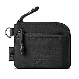1TG Tactical Monedero con Compartimento para Monedas, Cartera Minimalista de Cordura 500D, Monedero para Cambio, Portatarjetas de identificación, Bolsa de Dinero, Bolsa táctica con Cremallera YKK