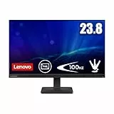 Lenovo L24-4e - Monitor FHD 23.8' (IPS, 1920x1080, Tasa de Refresco 48 Hz – 100 Hz, Tiempo de Respuesta de 4 ms, HDMI 1.4, VGA, VESA 100 x 100 mm) Soporte de Inclinación, Negro