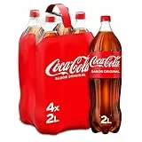Coca-Cola Sabor Original - Refresco de cola - Pack 4 botellas 2L