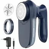 Beautural Quitapelusas Electrico de Ropa, Removedor de Pelusas Potente y eficiente, con AC Plug Cable o con Pilas, Especial y coveniente Version para su Familia