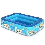 Piscina Hinchable Infantil Summer,120x85cm Piscina Hinchable de Bebés,Piscina Inflable Infantil,Piscina de Agua para Niños,Piscina Inflable Niños,Redonda Piscina para Jardín Interior al Aire Libre