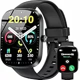 OUKITEL Reloj Inteligente Hombre Mujer, 1.91' HD Táctil Smartwatch con Llamadas Bluetooth, Smart Watch con 140+ Modos Deportivos, Pulsómetro/Monitor de Sueño/Podómetro, Impermeable para Android/iOS