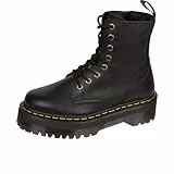 Dr. Martens 8 Eye Boot, Botas de Combate Unisex Adulto, Black Pisa, 37 EU
