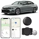 GPS Coche localizador, Localizador GPS para Coche, Compatible con Google Find Hub(Android) y Find My(iOS), Tracker rastreador Oculto para Coches Sin cuota mensual, Seguimiento en Tiempo Real -Negro
