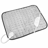 Medisana HP 650 XL Almohada eléctrica, 45 x 35 cm, almohada eléctrica dorsal con 4 niveles de temperatura, almohada eléctrica con protección contra sobrecalentamiento, desconexión automática, lavable