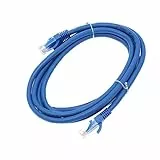 OSALADI 2m Cable Ethernet De Jumper De Conectores Azul Alta para Servidores Impresoras y Dispositivos