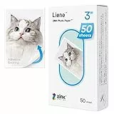 2x3' Zink 50 Hojas Papel Fotográfico con Respaldo Adhesivo, Prueba de Agua,Resistente,Las Manchas, Compatible para Liene Pearl K100 Mini Impresora Fotos Movil, Papel Fotos Instantáneopara Clipart