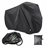 GXGM 1 Pcs Funda Bicicleta Exterior Impermeable,Lona Impermeable 210D Funda para Bicicleta Exterior,200 x 110 x 70 cm,Para Todas las Bicicletas,Con Orificio para Candado (XL)
