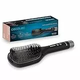 Cecotec Cepillo Alisador con Función de Aire Bamba InstantCare AirFlow. 98 W, Revestimiento de Cerámica, 4 Niveles de Temperatura, Calentamiento Rápido, Apagado Automático