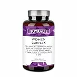 Multivitaminas Mujer Complex - Regula Actividad Hormonal - Complejo Vitamínico + 20 Vitaminas y Minerales - Piel Pelo Huesos - Energía Inmunidad - 90 Cápsulas Nutralie