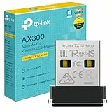 TP-Link Archer TX1U Nano -Memoria USB AX300 WiFi 6 para PC de Escritorio, 2,4 GHz, 286 Mbps, Compatible con Windows 11/10/7 y Linux, Modo Ap, diseño Nano, MU-MIMO, OFDMA
