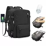 SZLX Mochila De Vacío Equipaje De Mano Mujeres, Mochila Airbag Con Sistema De Vacío Para Viajes, Ryanair Mochila De Viaje Tamaño Cabina Con Bomba Impermeable Maleta De Vacío Para Hombres