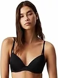 Calvin Klein Sujetador de Media Copa Mujer Lift Elástico, Negro (Black), 70B