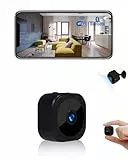 AOBOCAM Camara Espia,1080P Bluetooth Mini WiFi (2.4GHz) Cámara para Ver En El Movil, Interior/Exterior Mini Cámaras De Vigilancia inalambricas con Visión Nocturna Detección De Movimiento (ESA12)