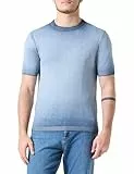 Replay Uk4718 Suéter pulóver, 388 Steel Blue, S para Hombre