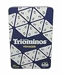 Goliath - TRIOMINOS Voyager - Edición de Viajes - Juego de Mesa de Dómino para Niños desde 6 Años - Juguete Estratégico de 2 a 4 Jugadores - Compacto y Portátil - Estimula el Razonamiento Lógico