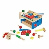 Melissa & Doug Banco De Herramientas con Martillo Y Sierra