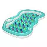 Bestway Tumbona Inflable para Isla, flotadores de Piscina, Cama Flotante para Adultos y niños