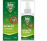 Relec Spray Antimosquitos para Niños, Repelente de Mosquitos 100 ml (+6 Meses), Dermatológicamente Testado, Eficaz Contra El Mosquito Tigre, Protección contra Picaduras de Mosquitos en Zonas Templadas