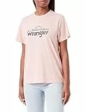 ALL TERRAIN GEAR x Wrangler Logo tee Camiseta, Rose Cloud, XS para Mujer