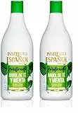 Instituto Español Champú Árbol de Té + Menta 750 ml (Paquete de 2)