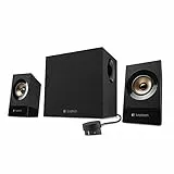 Logitech Z533 2.1 Sistema de Altavoces 2.1 con Subwoofer, Sonido Potente, 120W de Pico, Graves Potentes, Entradas Audio 3,5 mm/RCA, Multidispositivo, Enchufe EU, PC/PS4/Xbox/TV/Smartphone/Tablet