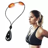 Masajeador Cuello Cervical, 6 Modos 15 Intensidades Masajeador de Cuello de Drenaje Linfático con Función de Calo, Masajeador Cervical EMS para Hogar, Oficina y Viajes